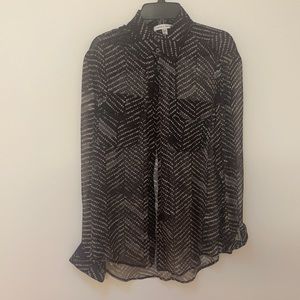 Judith & Charles Sheer Silk Blouse